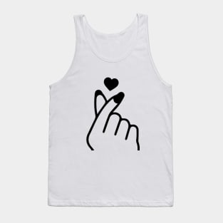 Korean Love Sign Tank Top